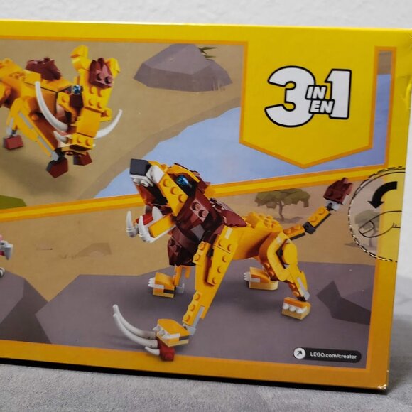 NEW LEGO Creator 3 in 1 Lion King Ostrich Warthog Easter Basket Gift Brand new S - Picture 5 of 10